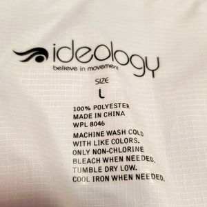 Ideology running jacket wind breaker